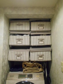 3面鏡でたっぷり収納! 3面鏡でたっぷり収納!